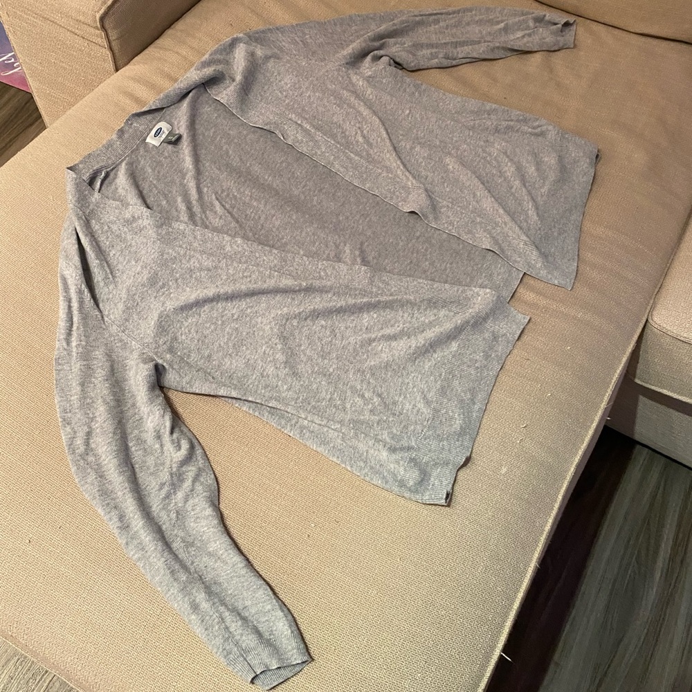 Old navy lightweight cardigan- grey.